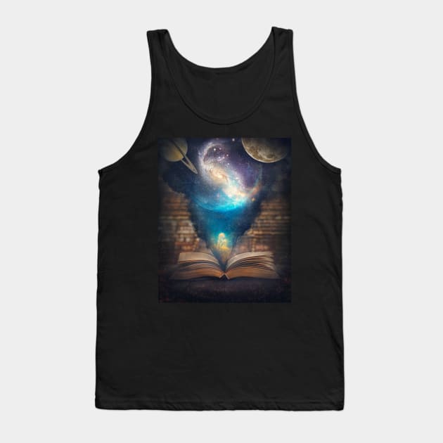 The universe inside a book Tank Top by psychoshadow